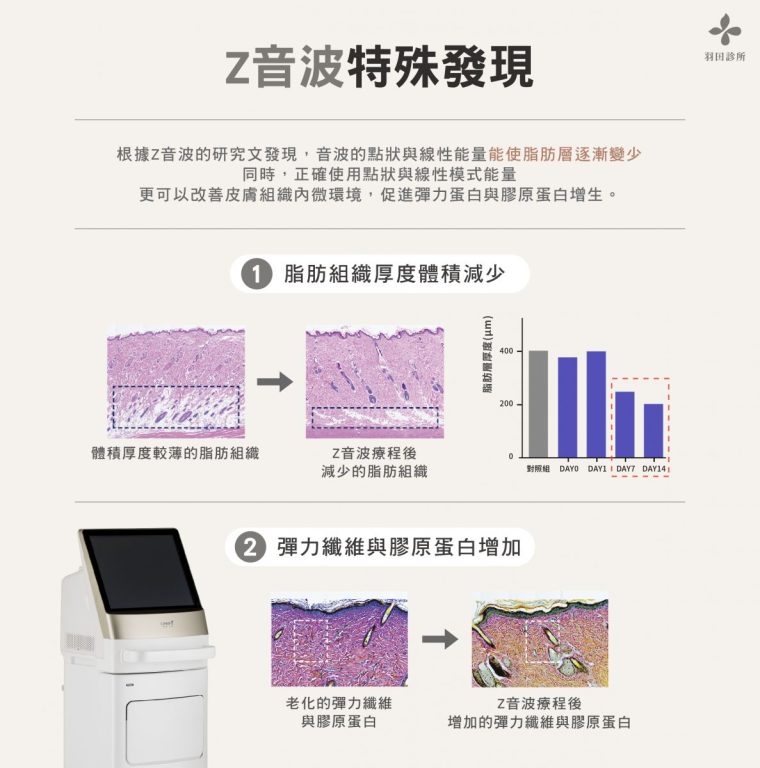 羽田診所吳佩醫師說明Z音波治療外的特殊發現